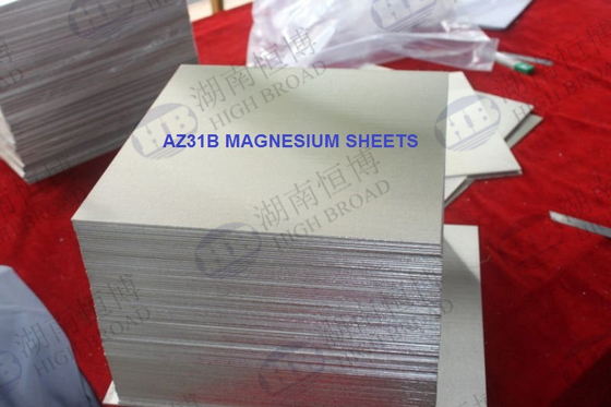 Yüzey Parlak Mg Magnezyum Alaşımlı Sac Az31 Az31b Az61 Tabak Malzemesi