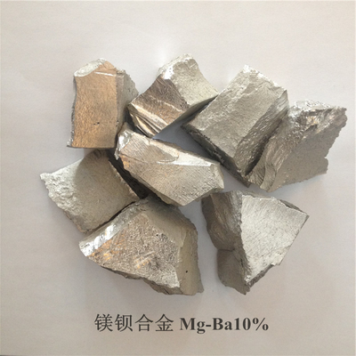 Katodik Koruma için MgBa10 Alüminyum Ana Alaşım Magnezyum Baryum Alaşımlı külçe