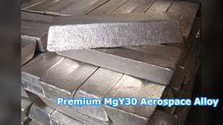 Havacılık ve Uzay Savunması için MgY30 Magnezyum İtriyum Ana Alaşımı