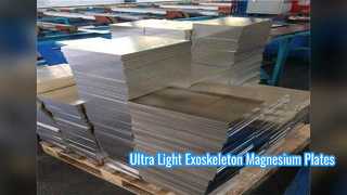 Hafif Dış İskeletler için ZK60A Magnezyum Alaşımlı Plaka
