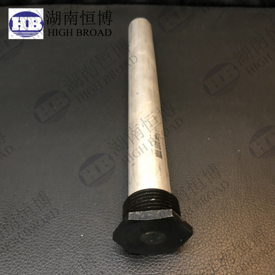 cAST AZ31 Sıcak Su Isıtması için Magnezyum Anot Çubukları M6 20x250 AZ31B Mg Çubukları