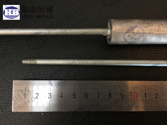 cAST AZ31 Sıcak Su Isıtması için Magnezyum Anot Çubukları M6 20x250 AZ31B Mg Çubukları