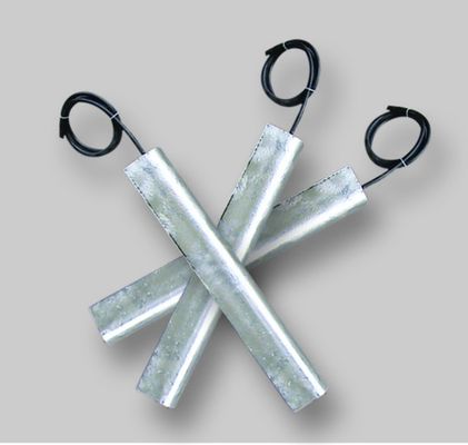 Condenser Aluminum Sacrificial Anode Disk Type 200mm Diameter M20 Thread 8kg Al-Zn-In Alloy Cooling System Protection