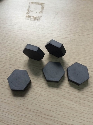 Semi hexagon Ballistic Tiles rectangle short corner single curved bulletproof plate