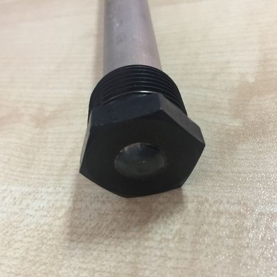 19mm Alüminyum Alaşımlı Kompakt Anot Çubuğu 3/4 NPT 450mm Kompakt Kondenserler İçin Yer Tasarruflu Tasarım