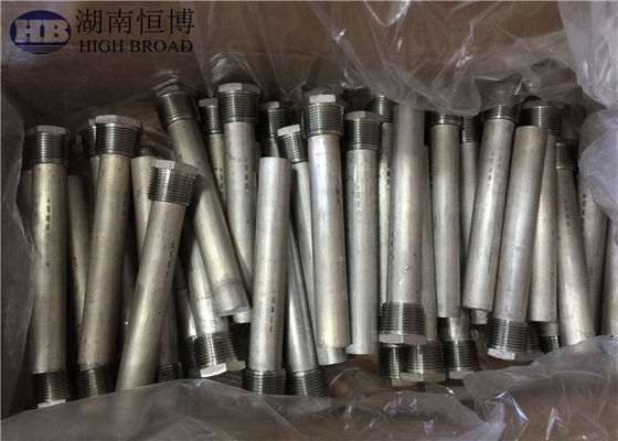 22 mm Çinko Alaşımı Kombü Anod Çubuğu 3/4 NPT 750 mm Diyelektrik Meme Kokusu Kontrolü Konut Su Isıtması için