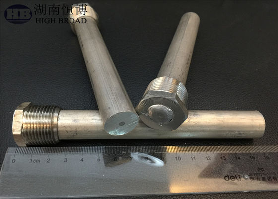 22 mm Çinko Alaşımı Kombü Anod Çubuğu 3/4 NPT 750 mm Diyelektrik Meme Kokusu Kontrolü Konut Su Isıtması için