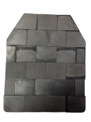 Çift Kullanımlı Silisyum Karbür Balistik Kiremit NIJ Seviye III 250x300x10mm Nakliye Güvenliği Koruması İçin