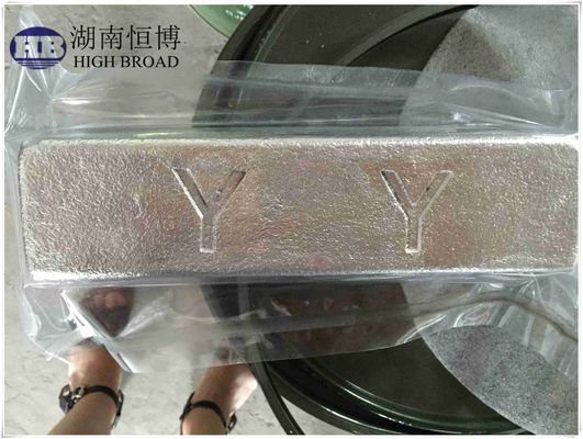 MgY30 Magnezyum Yttrium Master Alaşımı % 30 Yttrium İçeriği ile Taneler Rafine Etmek İçin ve Yüksek Saflık 99,5%