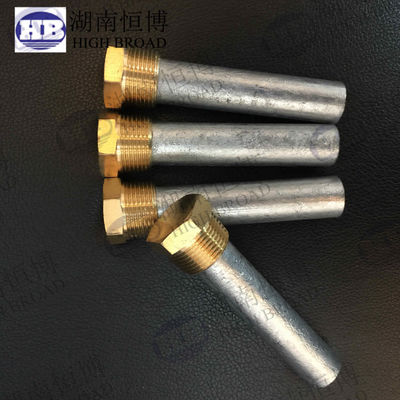 16 mm Magnezyum AZ31 Mini Anod Çubuk M8 Fil 250 mm Küçük Kazanlar için Kompakt Koruma