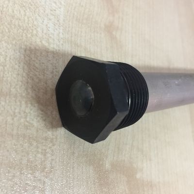 Yüksek Potansiyel AZ63 Magnezyum Kurban Anod Çubuğu, Su Isıtıcıları için ASTM B843-13 Standart ve 3/4 inç NPT Fileri ile