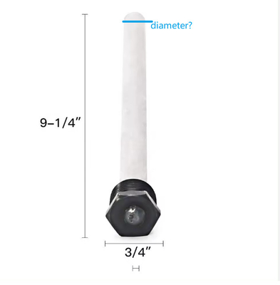Magnezyum Anot Çubukları Su Isıtıcı Su Kazanları Tanklar