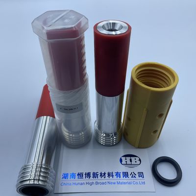 Yüksek Hızlı 200 m/s ve 80mm Uzatılmış Delikli Venturi Tasarımlı Bor Karbür Nozul (Kumlama İçin)
