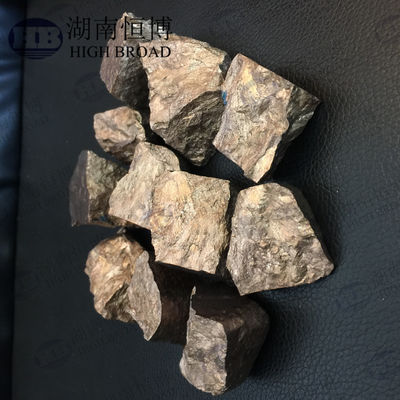 Yüksek saflıklı alüminyum tanesi rafine için 14,0-16,0% manganez içeriği olan CuMn15 Mangan Master Alloy
