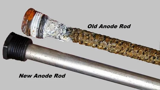 0.5 "Diametre Magnezyum Anot Çubuk Yerine Çelik Tanklar için Su Isıtıcı