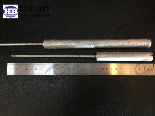 Çinko Alüminyum AZ63 AZ31 Magnezyum Anod Çubukları 9mm-26mm Diametresi Yapışkan korozyona dayanıklı
