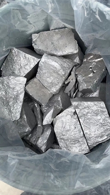 Yumuşak Gümüş Magnezyum Alaşımı Ingotları Gelişmiş Uzunluk için Düzensiz Ingot Şekli