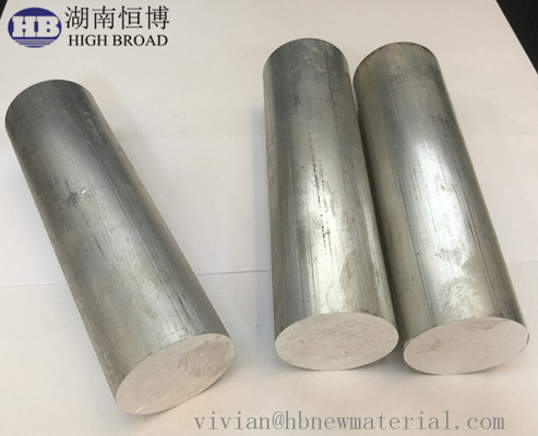 Özel Magnezyum Anod Çubukları 100/200/500 mm uzunluklarda iyi şekillendirilebilirlik ve pürüzsüz yüzey