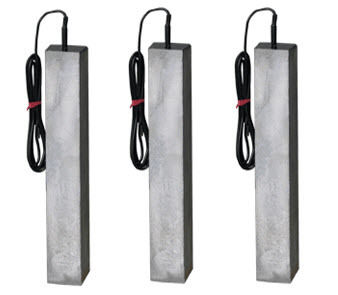 Offshore Platform Aluminum Sacrificial Anode Tubular Type 1500mm 120kg Al-Zn-In Alloy Jacket Structure