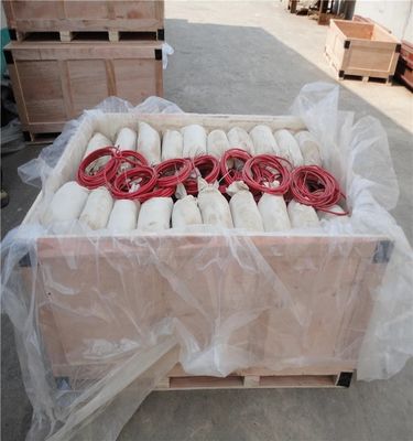 ISO9001 sertifikalı M1C 17 lbs 32 lbs 60 lbs katodik koruma boru hatları için pürüzsüz yüzeyli geri doldurulmuş anotlar