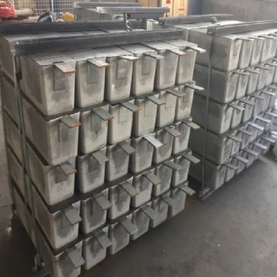 Marine Ship Hull Aluminum Sacrificial Anode Block Al-Zn-In Alloy 800x140x60mm 11kg Cathodic Protection