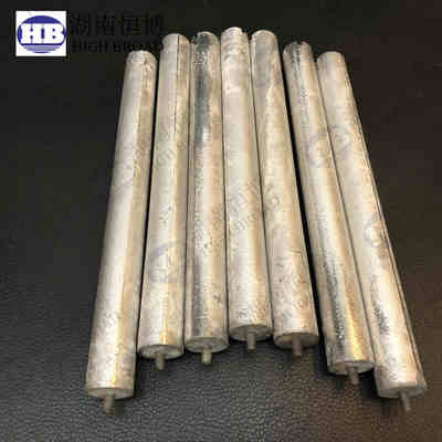 19mm Çinko Alaşım Esnek Bağlantı Anot Çubuğu 3/4 NPT 900mm Kondansör Sistemi için Kokusuz Koruma