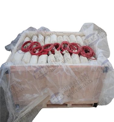 Katodik koruma için D S R şeklindeki alaşım metal ve geri doldurma tozu ile önceden paketlenmiş magnezyum anodu