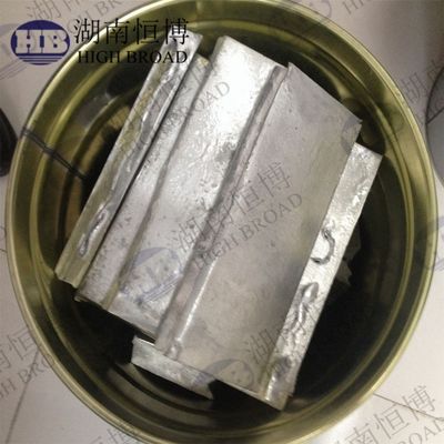 ISO9001:2008 Certified MgZr30% Master Alloy for Grain Refinement with 4kgs/7.5kgs Weight Options