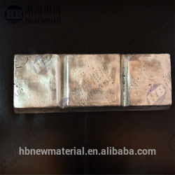 ISO9001:2008 Certified MgZr30% Master Alloy for Grain Refinement with 4kgs/7.5kgs Weight Options