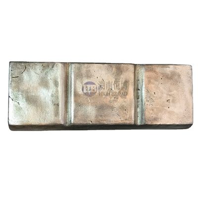Havacılık derecesi Magnesium Lithium Master Alloy MgLi10 Ingot for Grain Refiners and Modifiers