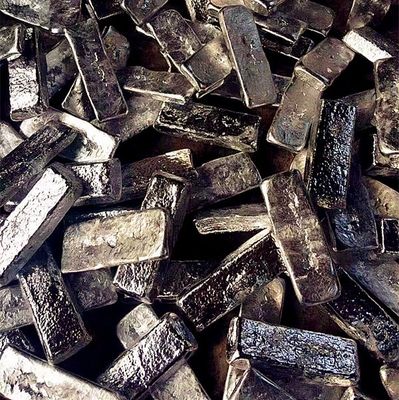 Alüminyum Tungsten Ara Alaşımı AlW50, Tane İnceltme ve Geliştirilmiş Mekanik Özellikler için %5-10 W İçeren, 6-8 kg'lık Vafıl Külçe