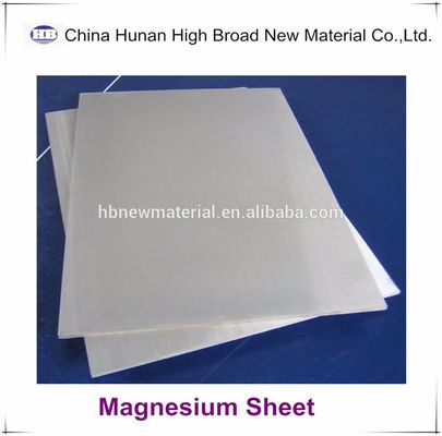 Extruded Hot Rolling Magnesium Alloy Plate AZ31 AZ61 Grade with Thickness 0.5-50MM for CNC Engraving