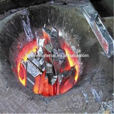 Külçe Şeklinde Tane İnceltme ve Yüksek Emme Oranına Sahip %10 Nadir Toprak İçeren AlTi5B1RE10 Alüminyum Nadir Toprak Ana Alaşımı