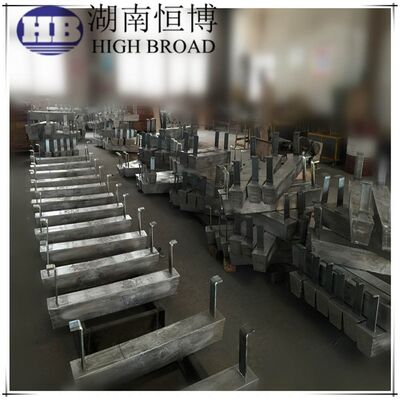 Gemi gövdelerindeki korozyon önleme için yüksek verimli Al-Zn-In-Cd Alüminyum Kurban Anodu ASTM GAIII Standartı