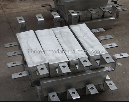 Gemi gövdelerindeki korozyon önleme için yüksek verimli Al-Zn-In-Cd Alüminyum Kurban Anodu ASTM GAIII Standartı