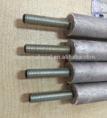 Üçlü Paket Magnezyum Anod Çubukları 45 Inch 3/4 NPT Su Isıtıcısı Bakım Kiti