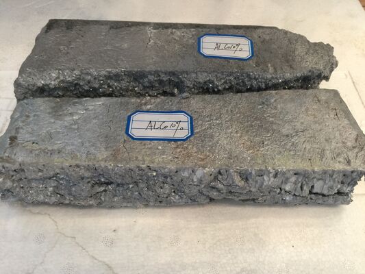 Alüminyum Niobium AlNb Ana Alaşım 5-20% Nb İçeriği Tahıl Rafine için Ingot