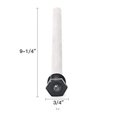 18mm Çapraz 350mm Uzunluk Kompak Kombalı Magnezyum Anot Çubuğu Kullanım Noktası Isıtma Koruması için