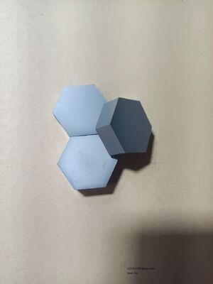Hexagonal Interlocking Silicon Carbide Ballistic Tile with Precision Edge Mating for Enhanced Protection