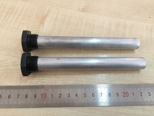 18mm Çapraz 350mm Uzunluk Kompak Kombalı Magnezyum Anot Çubuğu Kullanım Noktası Isıtma Koruması için