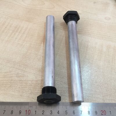 18mm Çapraz 350mm Uzunluk Kompak Kombalı Magnezyum Anot Çubuğu Kullanım Noktası Isıtma Koruması için