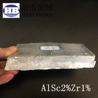 Alüminyum Skandium Zirkonium AlSc2Zr1 Alüminyum metal metalürjik erimişleri için Alüminyum ana alaşımları