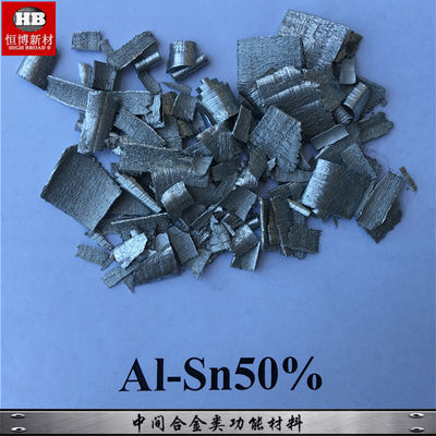 AlSn50% Alüminyum Tin Master Alaşım Çipleri Tahıl Rafineri ve Geliştirilmiş Alüminyum Alaşım Özellikleri