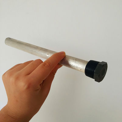 25mm Alüminyum Alaşım Ağır Güçlü Anot Çubuk 1 NPT 1200mm Endüstriyel Kazan için Büyük Ölçekli Koruma