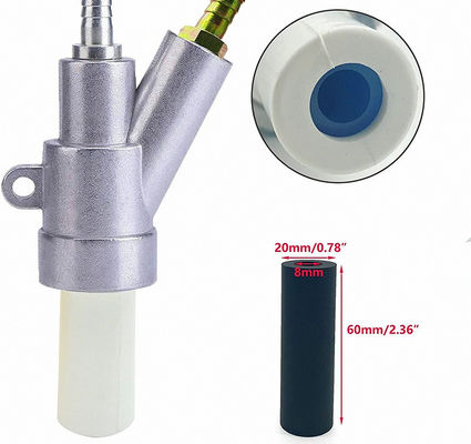 HRA 93+ Sertliği ve Ergonomik Yakalama özelliği ile Değiştirilebilir B4C Nozzle Core ile Kum püskürtme tabancası montajı