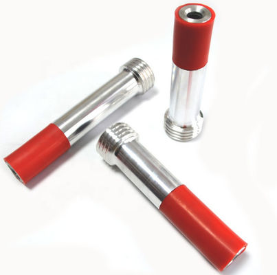 Boron Carbide (B4C) Sandblasting Nozzle with 45 Degree Bend and 6mm Bore for Weld Seam Cleaning