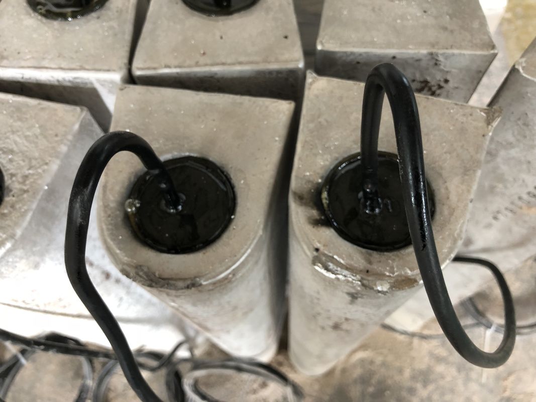 Condenser Aluminum Sacrificial Anode Disk Type 200mm Diameter M20 Thread 8kg Al-Zn-In Alloy Cooling System Protection