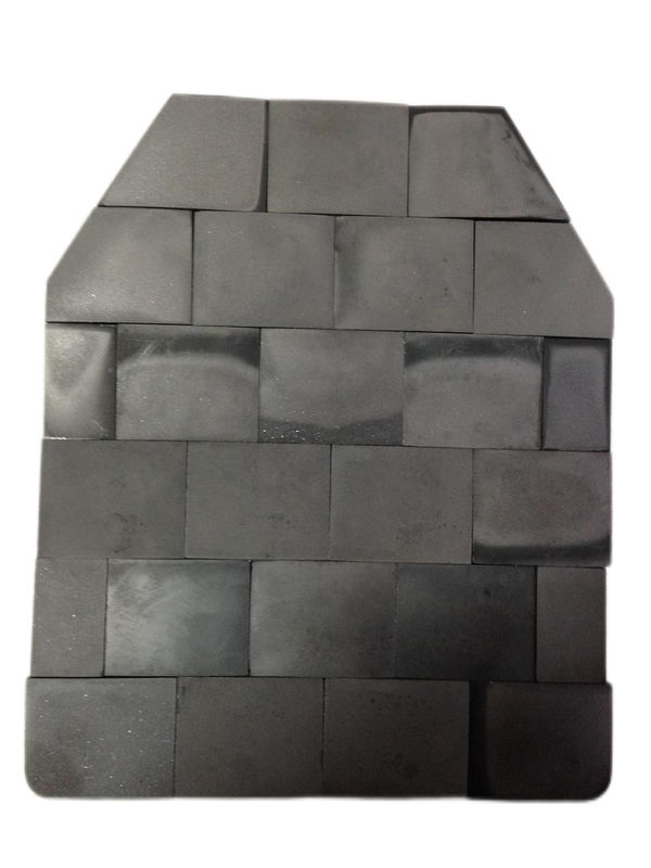 Çift Kullanımlı Silisyum Karbür Balistik Kiremit NIJ Seviye III 250x300x10mm Nakliye Güvenliği Koruması İçin