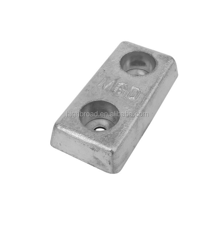 Yüksek Saflıkta Magnezyum Anot, Tatlı Su Ortamı için Dolgu Malzemesiyle Birlikte, Saflık %91 Magnezyum