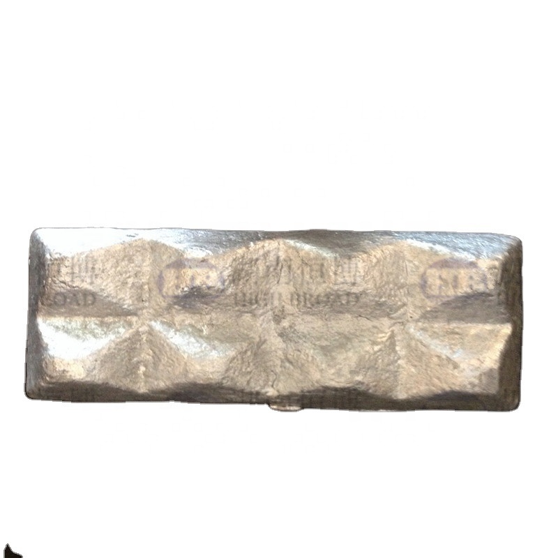Yüksek Performans Uygulamaları için 4-8 kg Ağırlığında Külçe Formunda %10 ve %20 Alüminyum Antimon Alaşımı AlSb